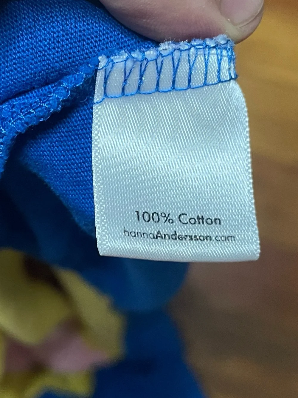 Hanna Andersson Red Pink Yellow Blue Tiered Color Block Cotton Dress Size 6-7
